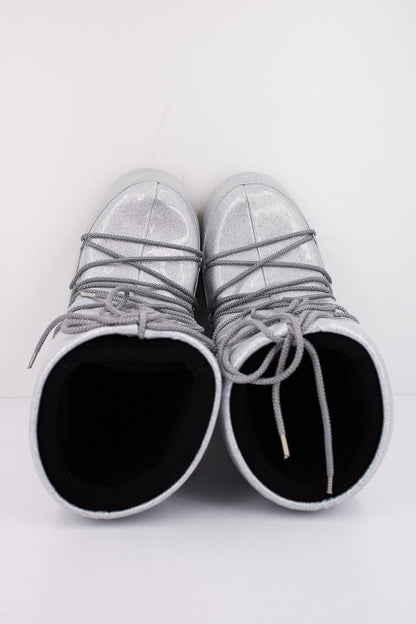 MOON BOOT MB ICON GLITTER en color SILVER  (3)