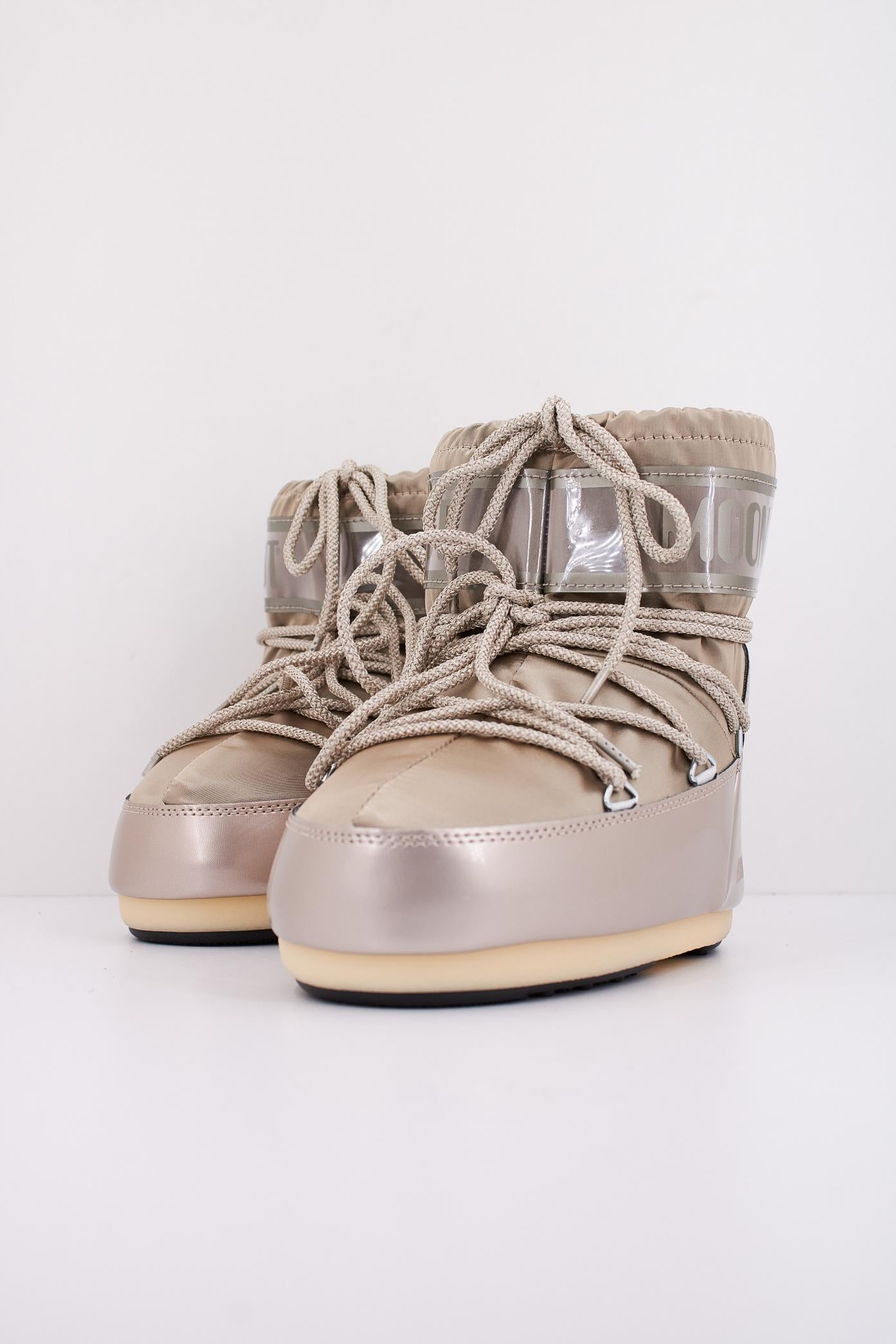 MOON BOOT  MB ICON LOW GLANC en color PLATINUM  (2)
