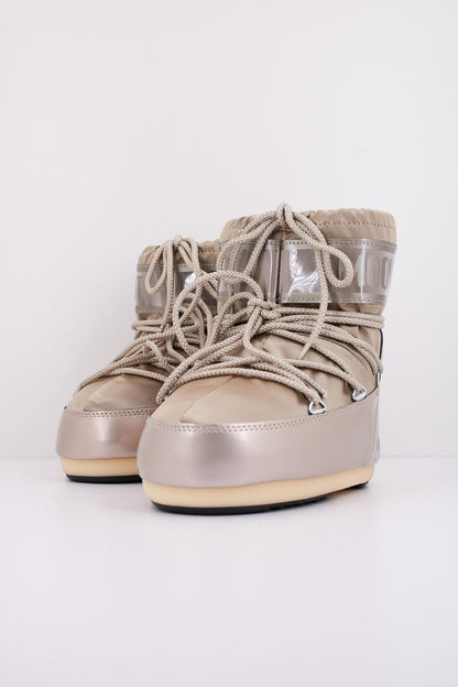 MOON BOOT  MB ICON LOW GLANC en color PLATINUM  (2)