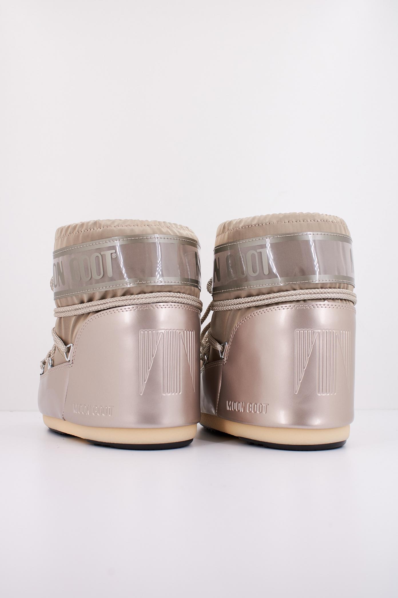 MOON BOOT  MB ICON LOW GLANC en color PLATINUM  (4)