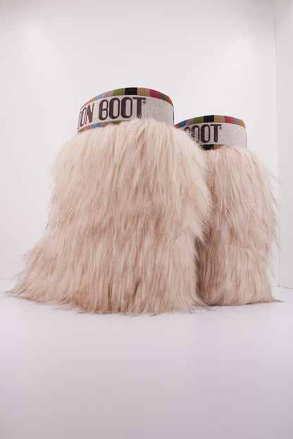 MOON BOOT ICON YETI MID en color BEIGE  (4)