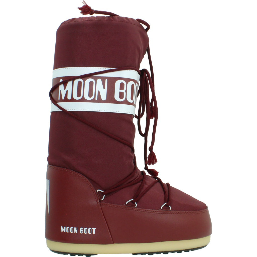 MOON BOOT MB ICON NYLON en color BRGNDY  (4)