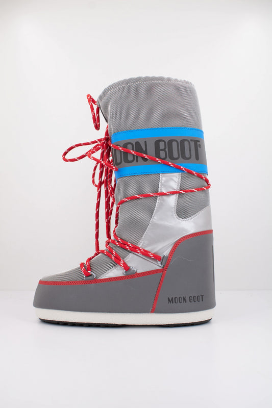 MOON BOOT MB ICON SPACE RACING en color SILVER  (1)
