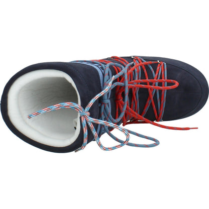 MOON BOOT  MB ICON SUEDE LACES en color NAVY  (7)