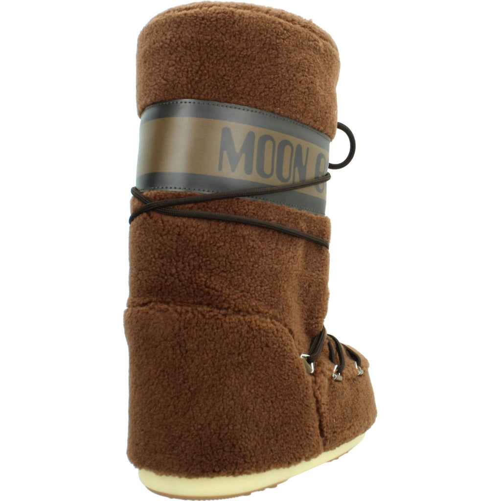 MOON BOOT  MB ICON FLEECE  en color BROWN  (3)