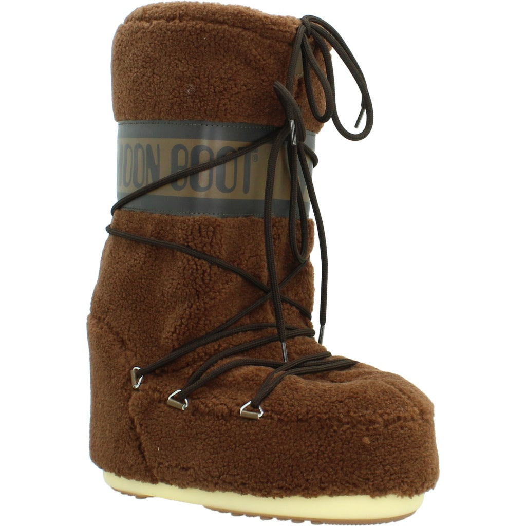MOON BOOT  MB ICON FLEECE  en color BROWN  (5)