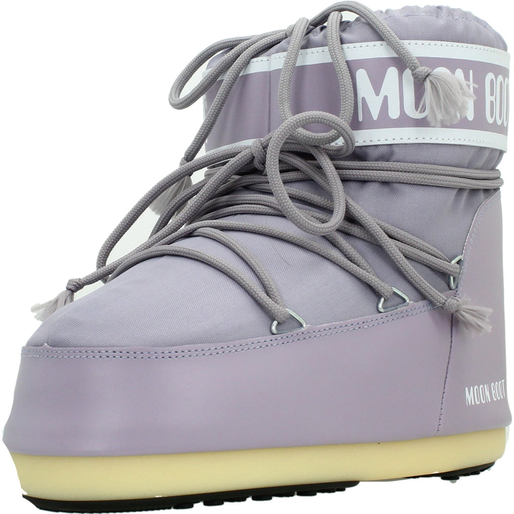 MOON BOOT MB ICON LOW NYLON en color LILAS  (1)