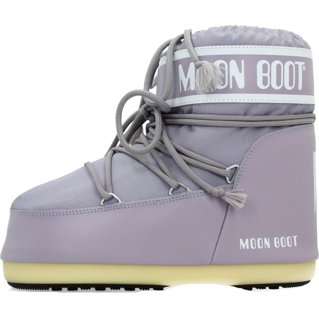 MOON BOOT MB ICON LOW NYLON en color LILAS  (2)