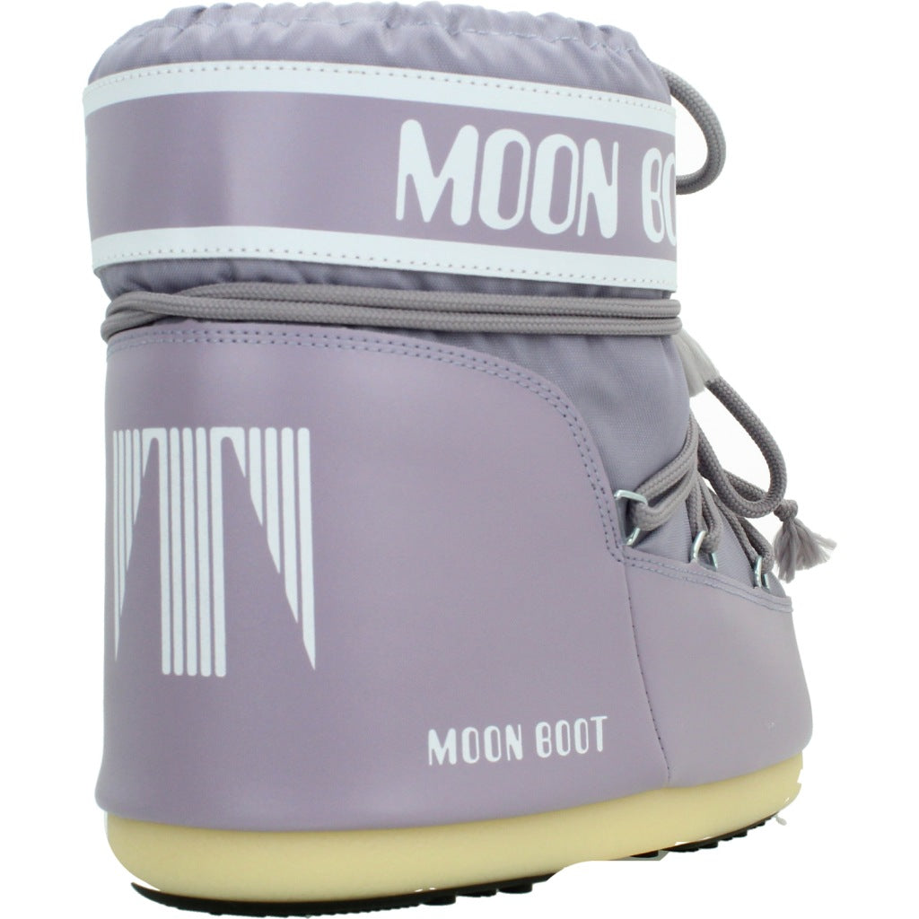 MOON BOOT MB ICON LOW NYLON en color LILAS  (3)