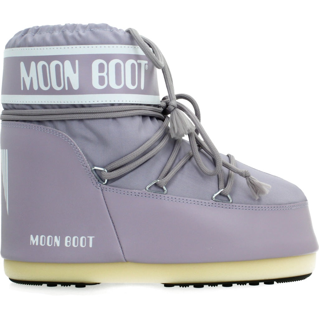 MOON BOOT MB ICON LOW NYLON en color LILAS  (4)
