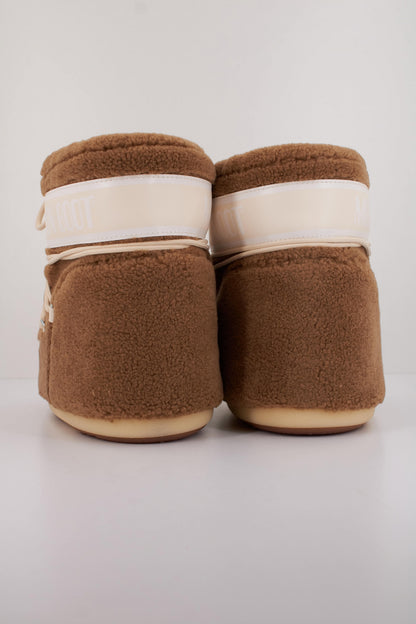 MOON BOOT MB ICON LOW FLEECE en color CAMEL  (3)