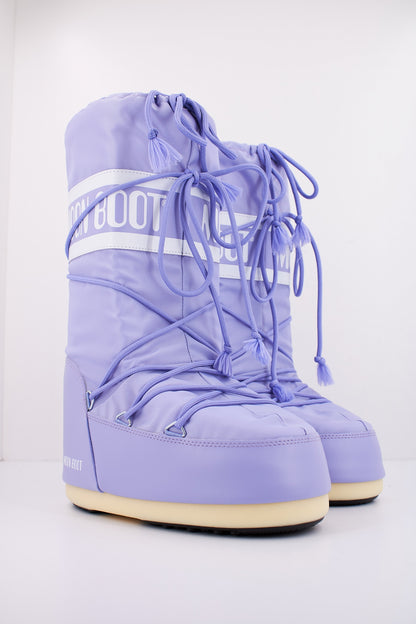 MOON BOOT MB ICON NYLON en color LILAC  (2)