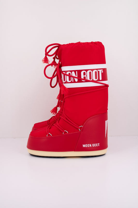 MOON BOOT MB ICON NYLON en color RED  (1)
