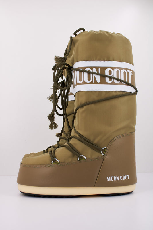 MOON BOOT MB ICON NYLON en color KHAKI  (1)