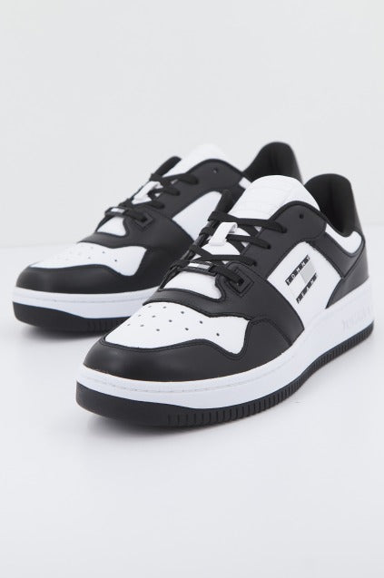 TOMMY JEANS BASKET LEATHER en color BDS  (2)