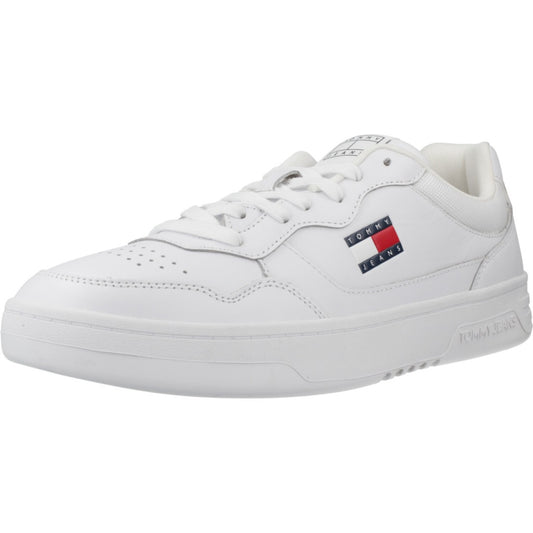 TOMMY JEANS TJM CUPSOLE LEATHER  en color YBR  (1)