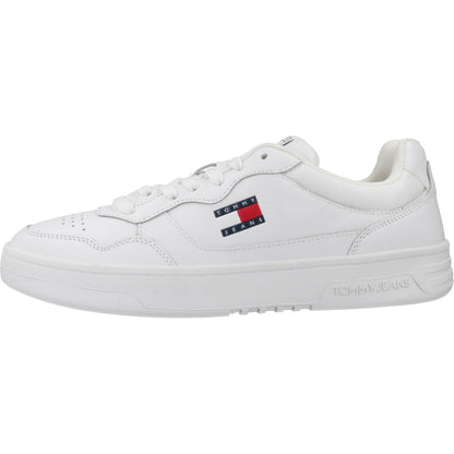 TOMMY JEANS TJM CUPSOLE LEATHER  en color YBR  (2)