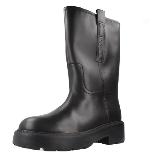 TOMMY JEANS TJW LEATHER MID TUBU en color BDS  (1)