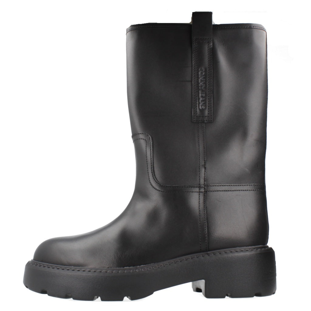 TOMMY JEANS TJW LEATHER MID TUBU en color BDS  (2)