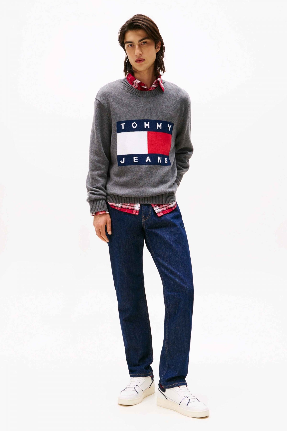 TOMMY JEANS TJM REG MELANGE FLAG en color PU  (4)
