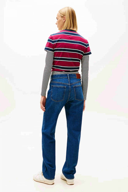 TOMMY JEANS LAYLA HR SLIM STR BI en color BK  (3)