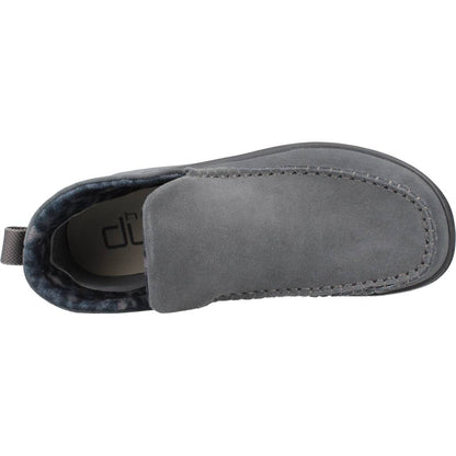 HEY DUDE DENNY SUEDE en color CARBON  (7)
