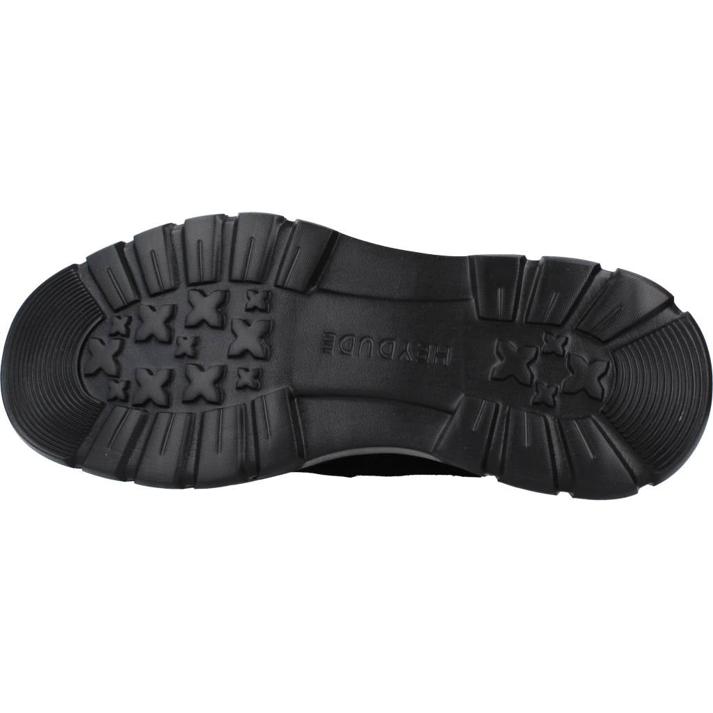 HEY DUDE SCOTT SUEDE en color JETBLACK  (6)