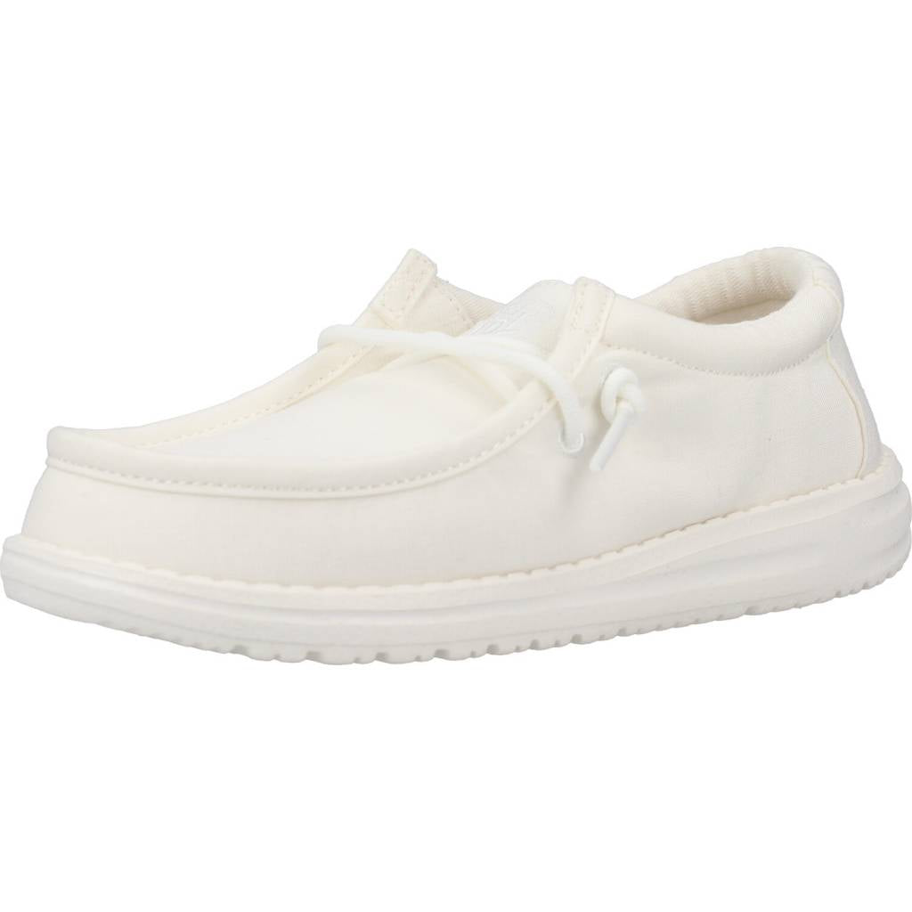 HEY DUDE WALLY YOUTH SLUB CAN en color WHITE  (1)