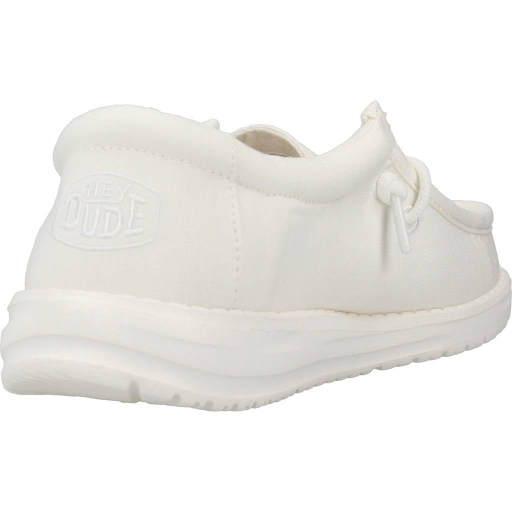 HEY DUDE WALLY YOUTH SLUB CAN en color WHITE  (3)