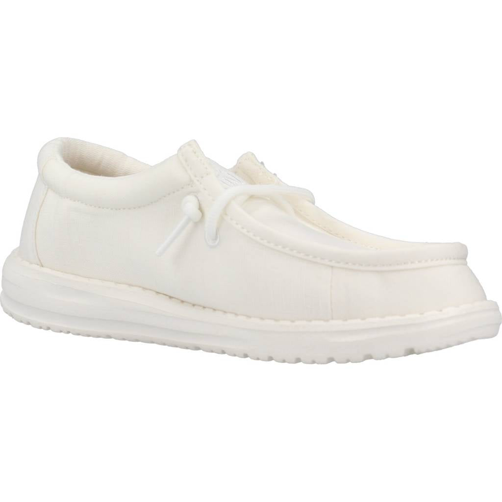 HEY DUDE WALLY YOUTH SLUB CAN en color WHITE  (5)