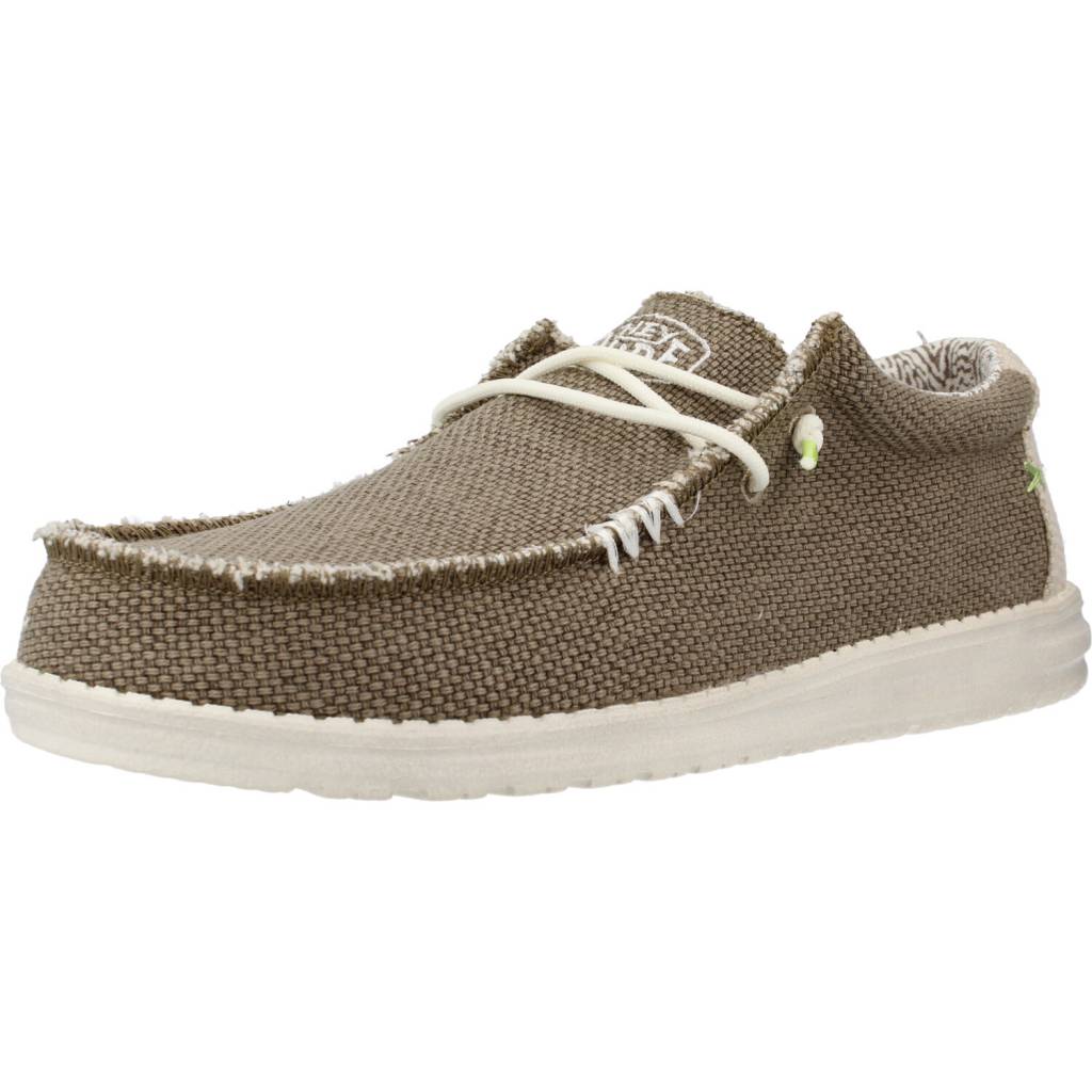 HEY DUDE WALLY BRAIDED en color FOSSIL  (1)