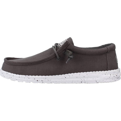 HEY DUDE WALLY SLUB CANVAS en color GREY  (2)