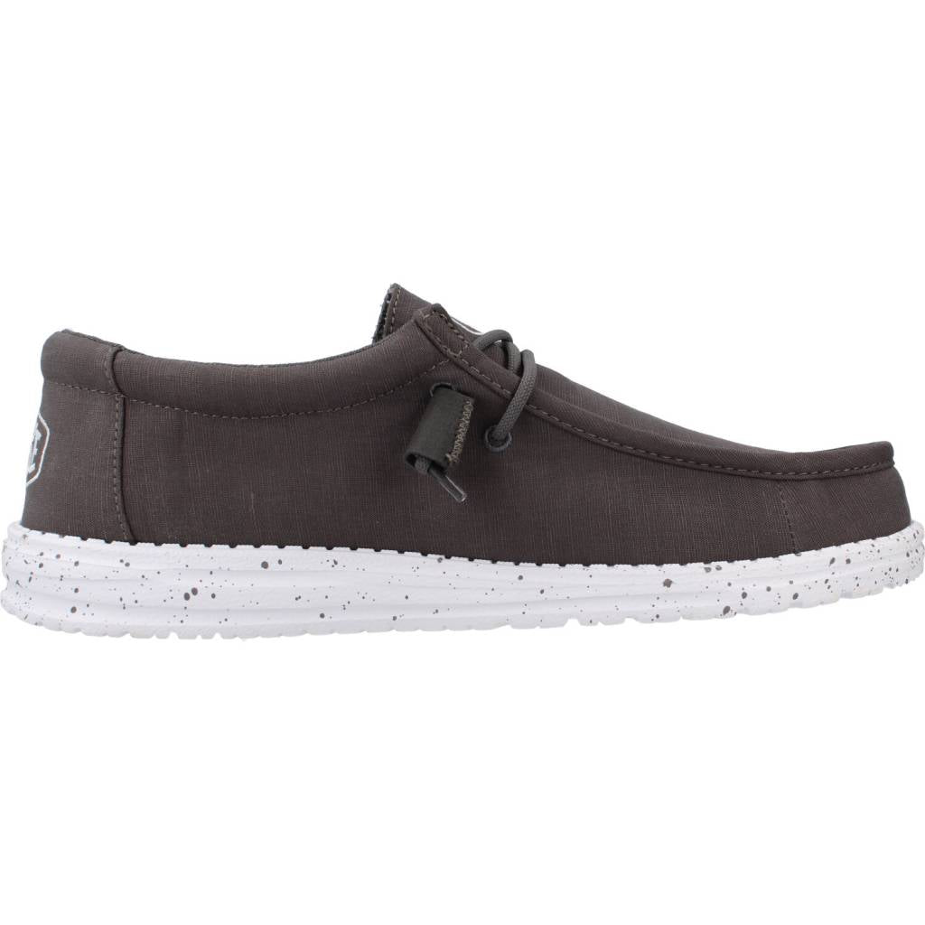 HEY DUDE WALLY SLUB CANVAS en color GREY  (4)