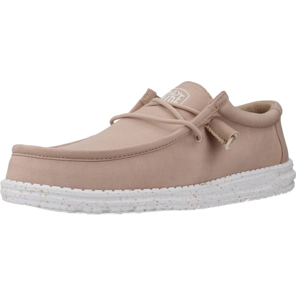 HEY DUDE WALLY SLUB CANVAS en color TAN  (1)