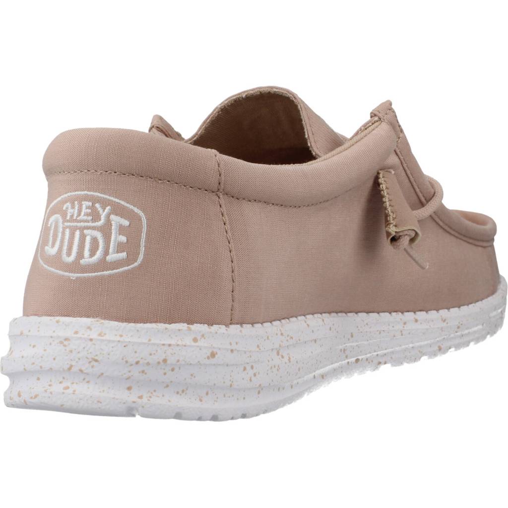 HEY DUDE WALLY SLUB CANVAS en color TAN  (3)
