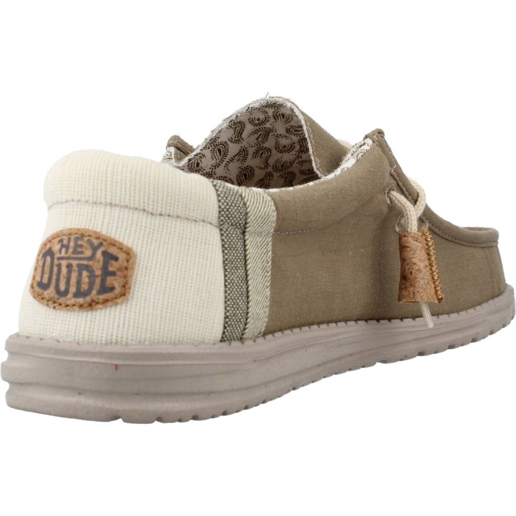 HEY DUDE WALLY LINEN NATURAL en color MOWS  (3)
