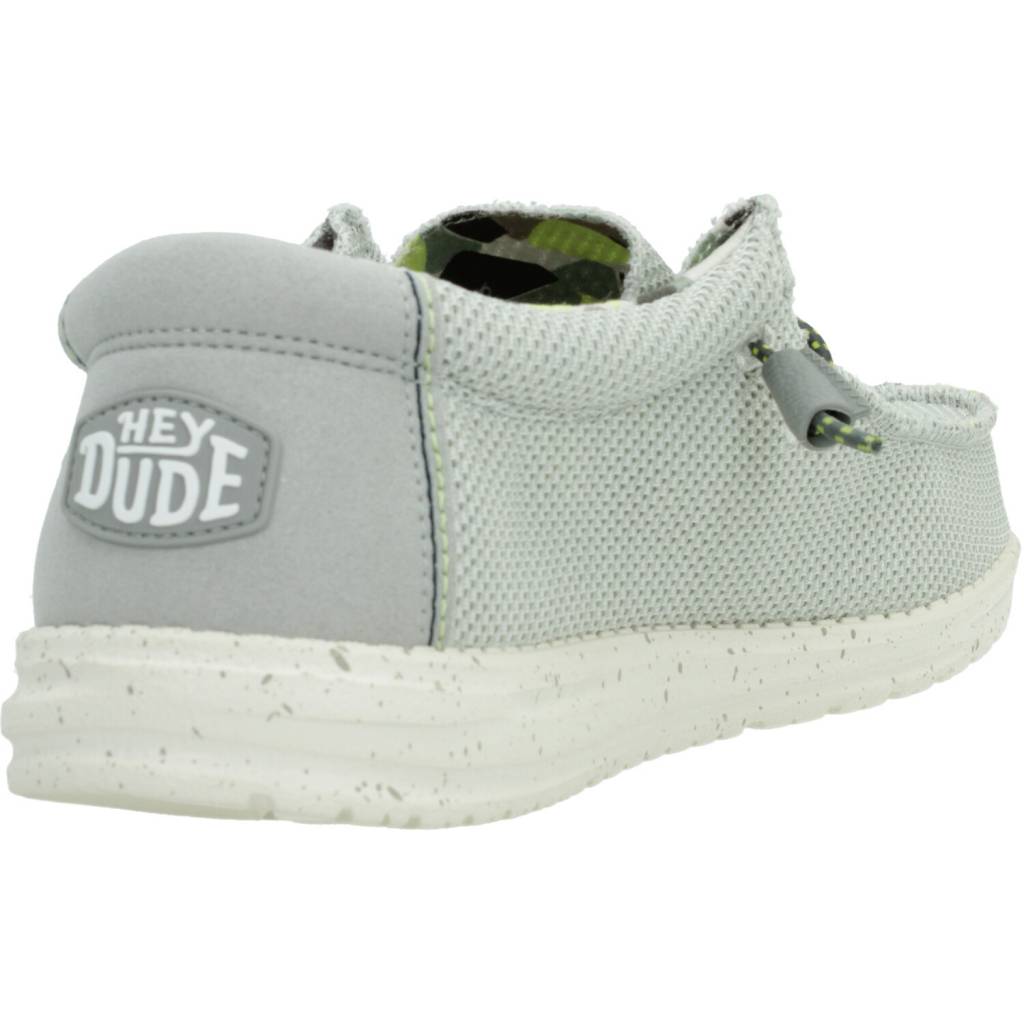 HEY DUDE WALLY SOX TRIPLE NEE en color FOG  (3)