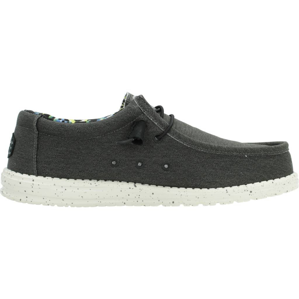 HEY DUDE WALLY STRETCH CANVAS en color BLACK  (4)