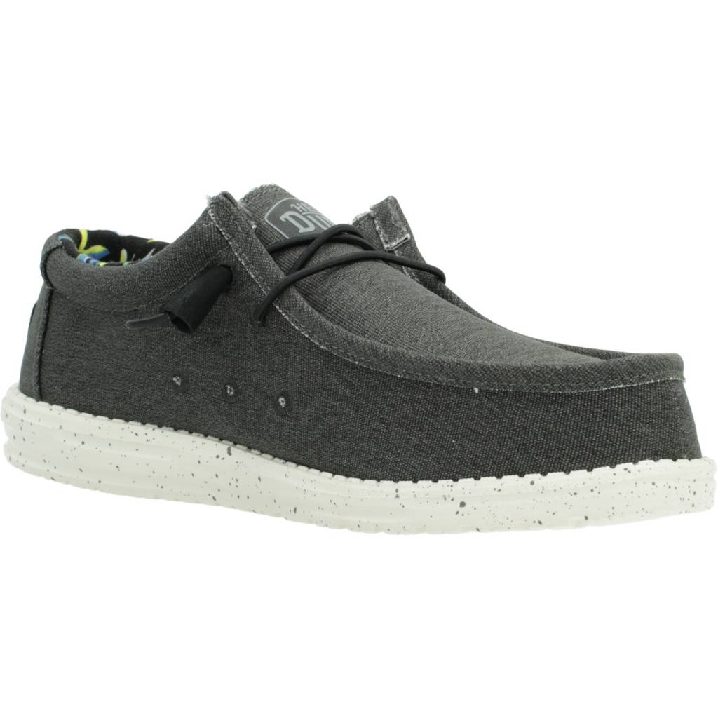 HEY DUDE WALLY STRETCH CANVAS en color BLACK  (5)