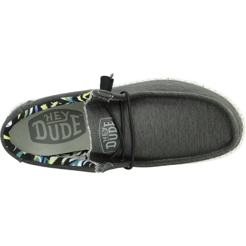 HEY DUDE WALLY STRETCH CANVAS en color BLACK  (7)