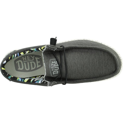 HEY DUDE WALLY STRETCH CANVAS en color BLACK  (7)