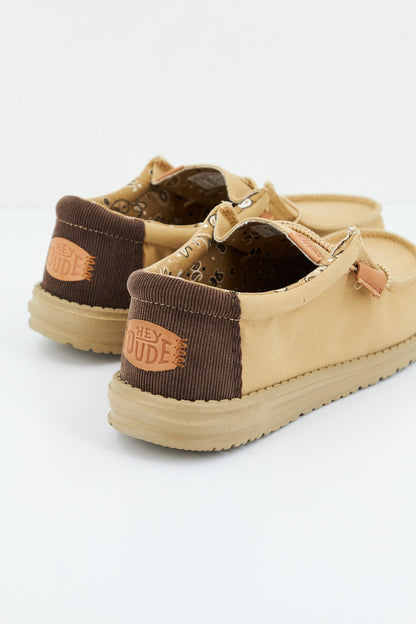 HEY DUDE WALLY WORKWEAR en color TAN  (3)