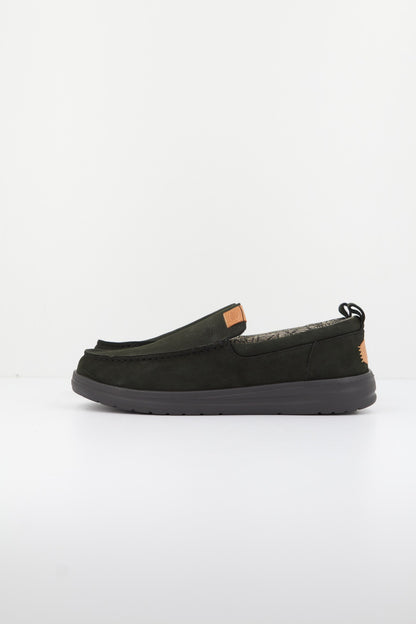 HEY DUDE WALLY GRIP MOC en color BLACK  (1)