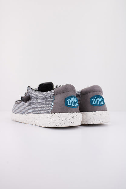 HEY DUDE WALLY SPORT MESH en color GREY  (3)
