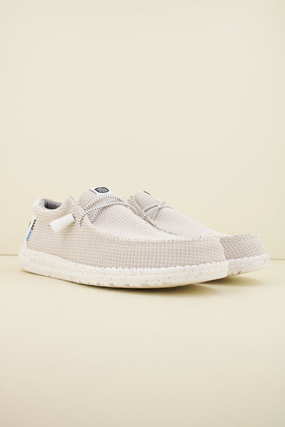 HEY DUDE WALLY SPORT MESH en color WHITE  (2)