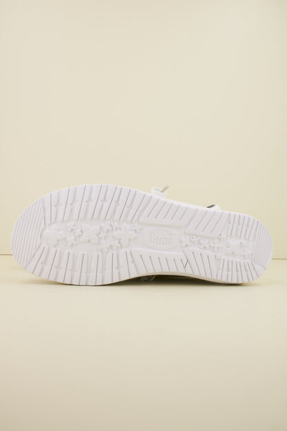 HEY DUDE WALLY SPORT MESH en color WHTWHT  (4)