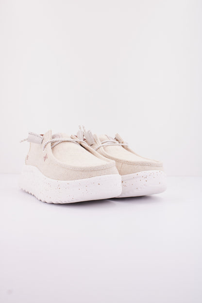 HEY DUDE WENDY PEAK CHAMBRAY en color CREAM  (2)