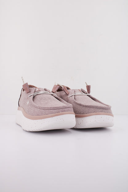 HEY DUDE WENDY PEAK CHAMBRAY en color MAUVET  (2)