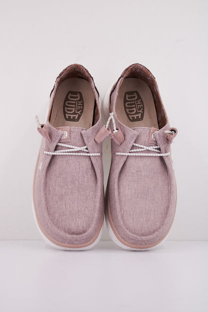 HEY DUDE WENDY PEAK CHAMBRAY en color MAUVET  (3)