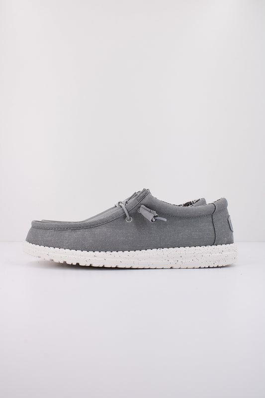 HEY DUDE  WALLY CANVAS en color GREY  (1)